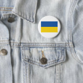 Badge Rond 5 Cm Drapeau de l'Ukraine (En situation)