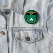 Badge Rond 5 Cm Drapeau de Macao (En situation)