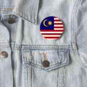 Badge Rond 5 Cm Drapeau de Malaisie (En situation)