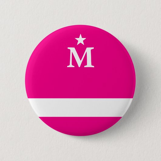 Badge Rond 5 Cm Drapeau de Moderdonia (Devant)