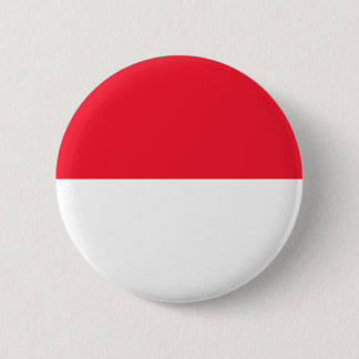 Badge Rond 5 Cm Drapeau de Monaco