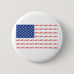 Badge Rond 5 Cm Drapeau de moto-CHOPPER-[Converti]