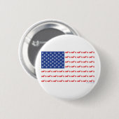 Badge Rond 5 Cm Drapeau de moto-CHOPPER-[Converti] (Devant & derrière)
