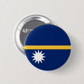 Badge Rond 5 Cm Drapeau de Nauru (Devant & derrière)