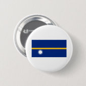 Badge Rond 5 Cm Drapeau de Nauru (Devant & derrière)