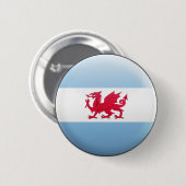 Badge Rond 5 Cm Drapeau de Patagonia (Devant & derrière)