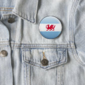 Badge Rond 5 Cm Drapeau de Patagonia (En situation)