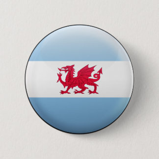 Badge Rond 5 Cm Drapeau de Patagonia