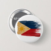 Badge Rond 5 Cm Drapeau de Philippines (Devant & derrière)