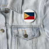 Badge Rond 5 Cm Drapeau de Philippines (En situation)