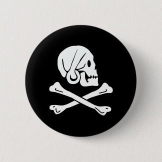 Badge Rond 5 Cm Drapeau de pirate de Henry chaque