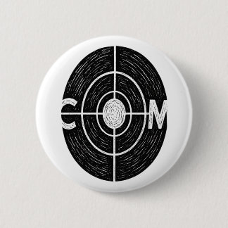 Badge Rond 5 Cm Drapeau de point de mire en demi-teinte du Colorad