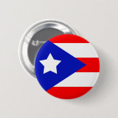 Badge Rond 5 Cm Drapeau de Porto Rico (Devant & derrière)
