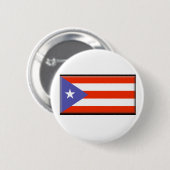 Badge Rond 5 Cm Drapeau de Porto Rico (Devant & derrière)