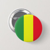 Badge Rond 5 Cm Drapeau de Rasta (Devant & derrière)