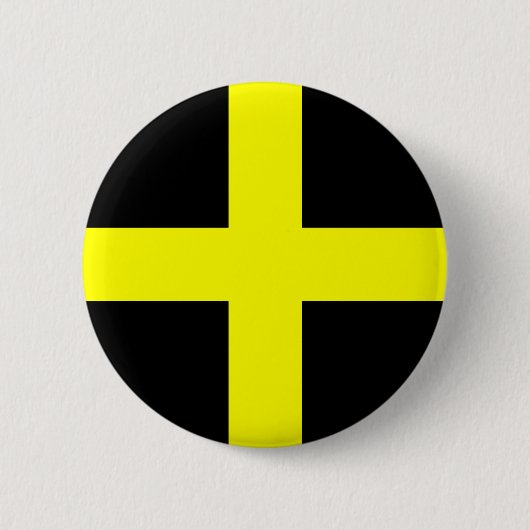 Badge Rond 5 Cm drapeau de saint david (Devant)