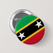 Badge Rond 5 Cm Drapeau de Saint-Kitts-et-Nevis (Devant & derrière)