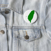 Badge Rond 5 Cm Drapeau de Taïwan indépendant - 臺灣獨立運動 - 台灣獨立運動 (En situation)