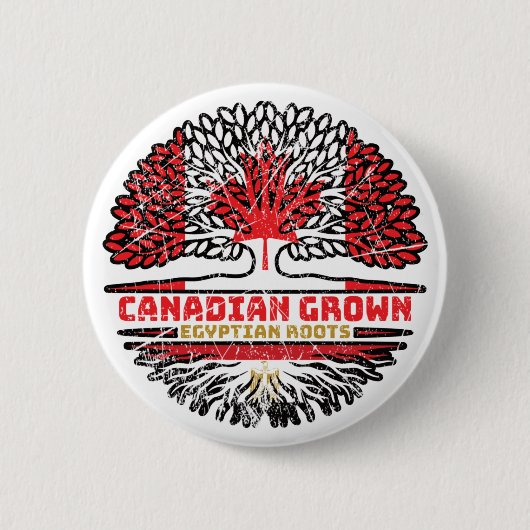 Badge Rond 5 Cm Drapeau de Tree Roots (Devant)