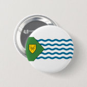 Badge Rond 5 Cm Drapeau de Vancouver (Colombie-Britannique) Bouton (Devant & derrière)