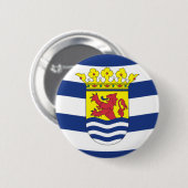 Badge Rond 5 Cm Drapeau de Zélande (Devant & derrière)