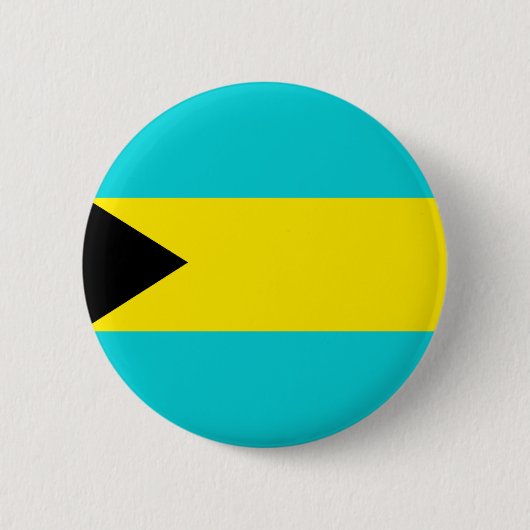 Badge Rond 5 Cm Drapeau des Bahamas (Devant)
