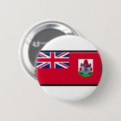 Badge Rond 5 Cm Drapeau des Bermudes (Devant & derrière)