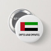 Badge Rond 5 Cm Drapeau des Emirats Arabes Unis (Devant & derrière)