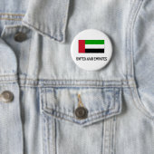 Badge Rond 5 Cm Drapeau des Emirats Arabes Unis (En situation)