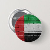 Badge Rond 5 Cm Drapeau des Emirats Arabes Unis (Devant & derrière)