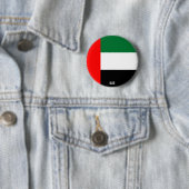 Badge Rond 5 Cm Drapeau des Émirats Arabes Unis Charme patriotique (En situation)