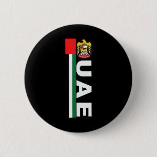 Badge Rond 5 Cm Drapeau des Émirats arabes unis de style foot Émir