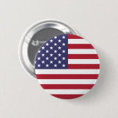 Badge Rond 5 Cm Drapeau des États-Unis (Devant & derrière)
