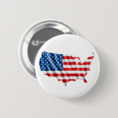 Badge Rond 5 Cm Drapeau des Etats-Unis (Devant & derrière)