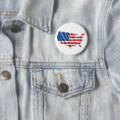 Badge Rond 5 Cm Drapeau des Etats-Unis (En situation)