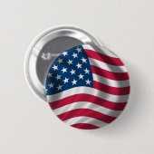 Badge Rond 5 Cm Drapeau des Etats-Unis (Devant & derrière)