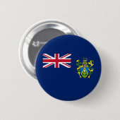 Badge Rond 5 Cm Drapeau des îles Pitcairn (Devant & derrière)