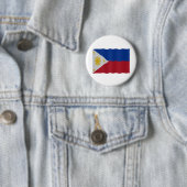 Badge Rond 5 Cm drapeau des Philippines (En situation)
