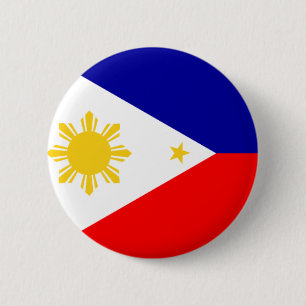 Badge Rond 5 Cm Drapeau_des_Philippines_(bleu_marine).svg