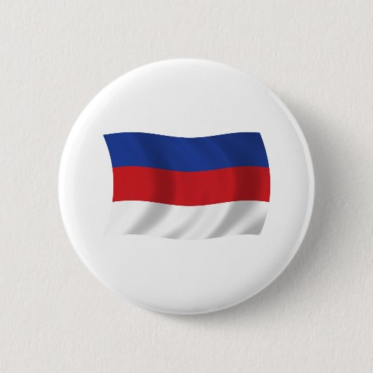 Badge Rond 5 Cm Drapeau des Sorabes (Devant)