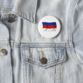 Badge Rond 5 Cm Drapeau des Sorabes (En situation)