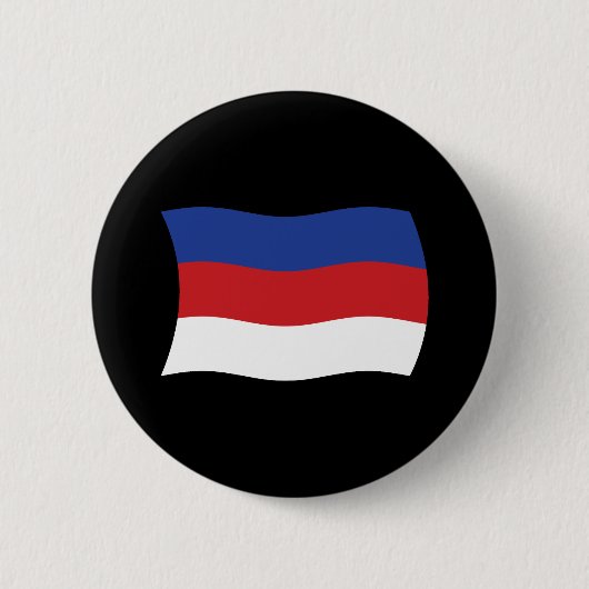 Badge Rond 5 Cm Drapeau des Sorabes (Devant)