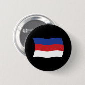 Badge Rond 5 Cm Drapeau des Sorabes (Devant & derrière)