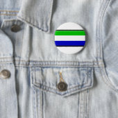Badge Rond 5 Cm Drapeau d'îles de Galapagos (En situation)