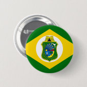 Badge Rond 5 Cm Drapeau Dînera Brésil (Devant & derrière)