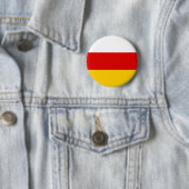 Badge Rond 5 Cm Drapeau d'Ossétie du Sud (En situation)