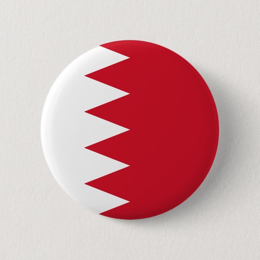 Badge Rond 5 Cm Drapeau du Bahrain (Devant)