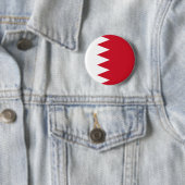 Badge Rond 5 Cm Drapeau du Bahrain (En situation)