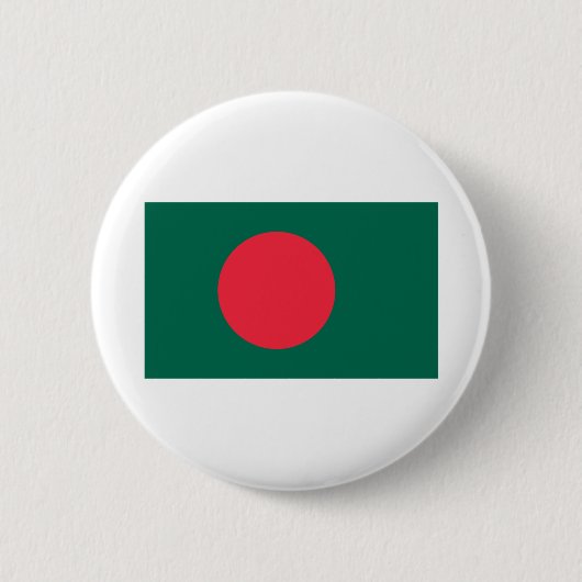 Badge Rond 5 Cm Drapeau du Bangladesh (Devant)