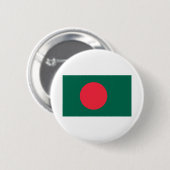 Badge Rond 5 Cm Drapeau du Bangladesh (Devant & derrière)
